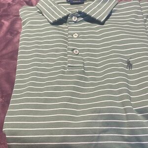 Polo by Ralph Lauren Sage Striped Polo Shirt